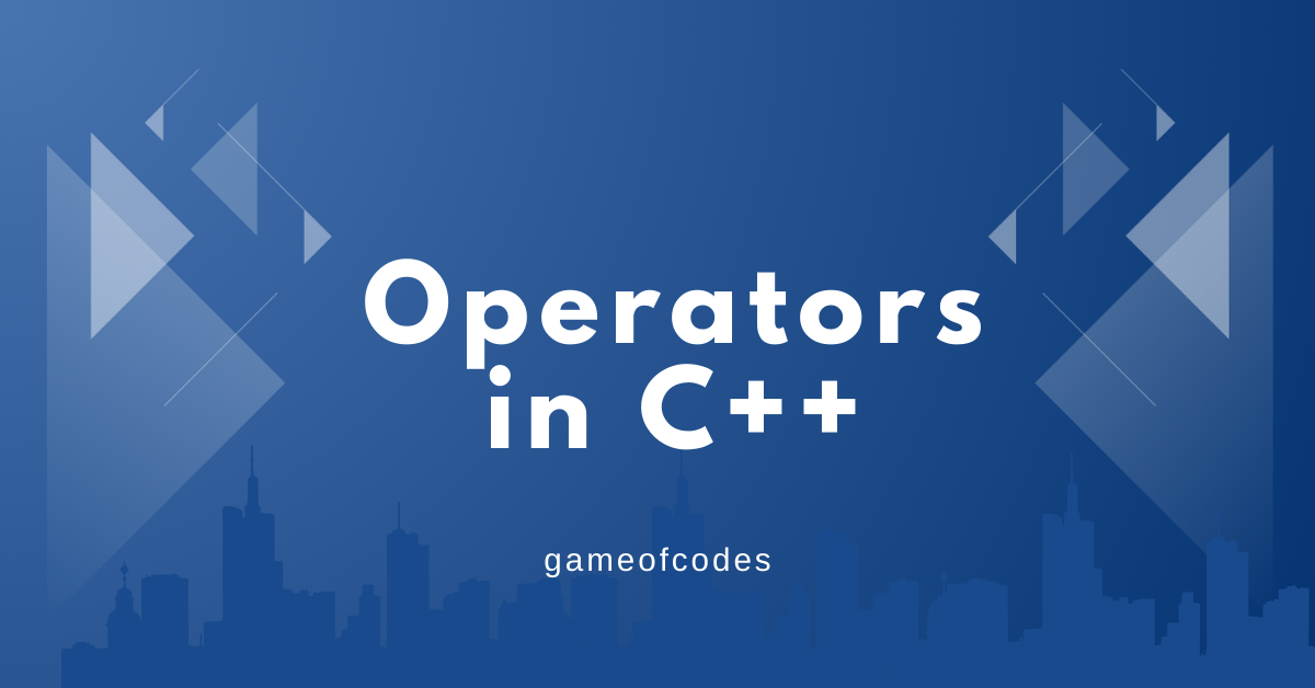 Operators in c++