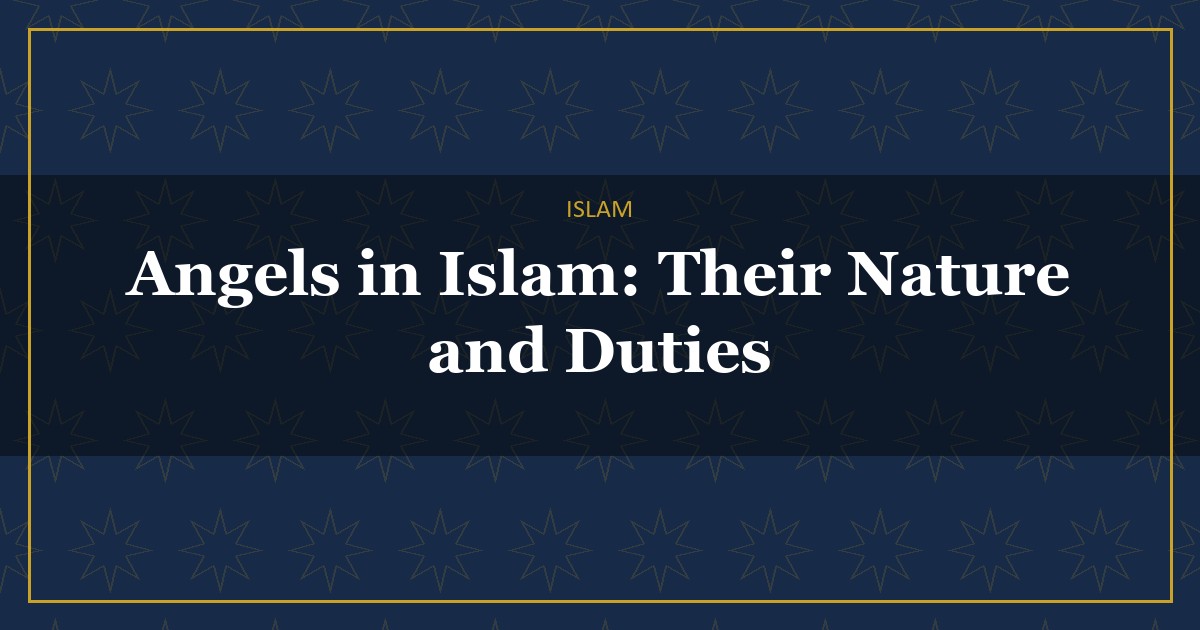 angels in Islam