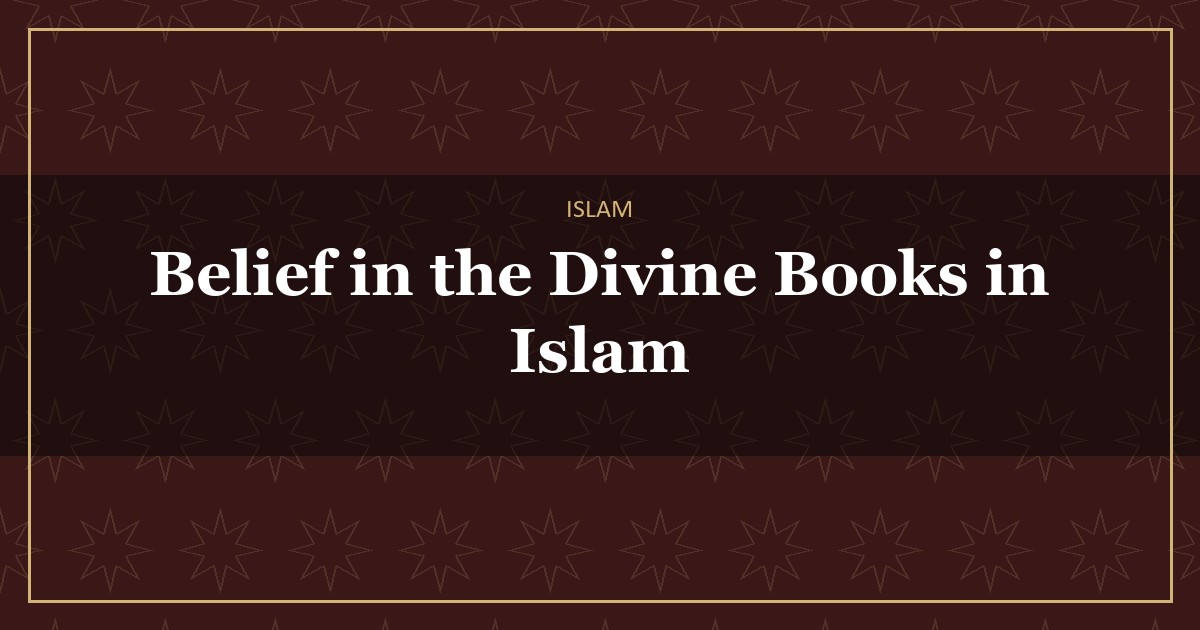 divine books in Islam
