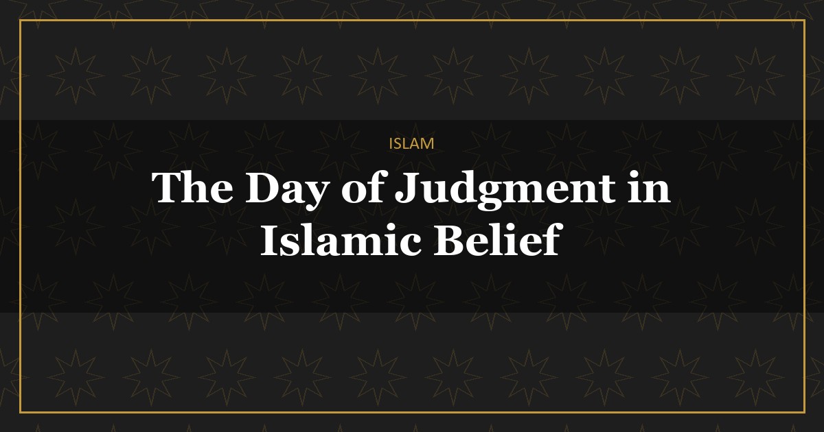 Day of Judgment in Islam