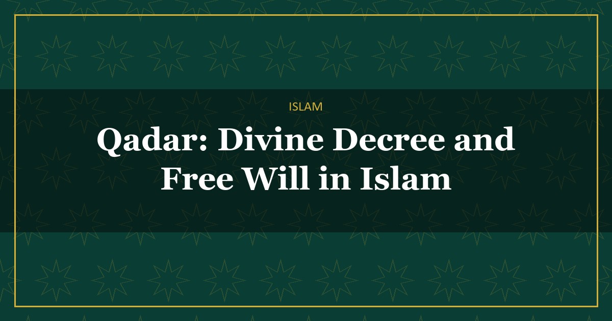 Qadar in Islam