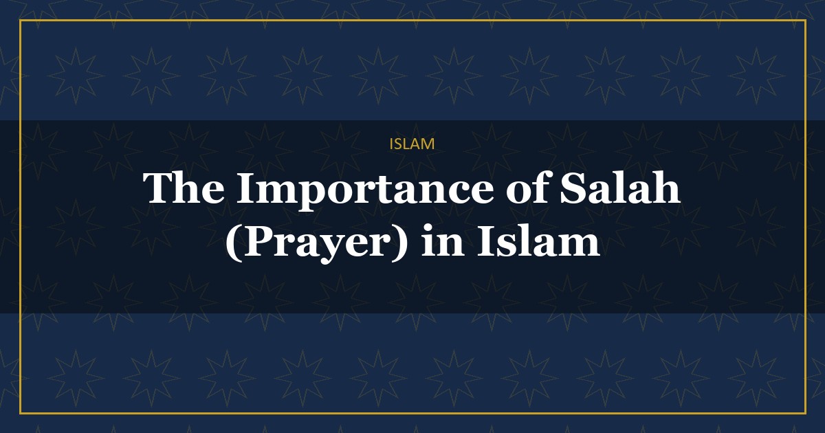 importance of Salah