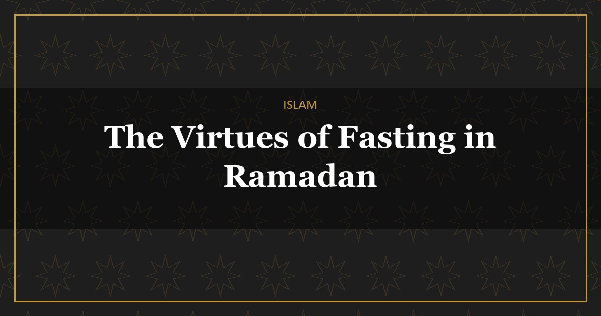 fasting in Ramadan