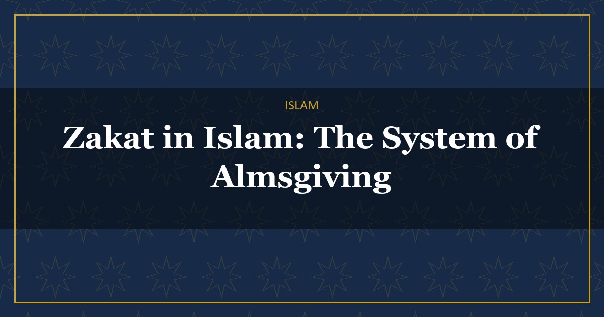 Zakat in Islam