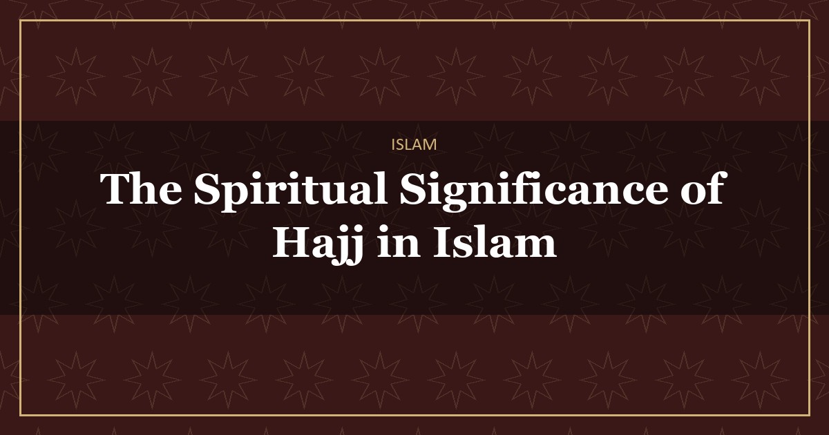 Hajj in Islam